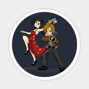 RE4 Ada Wong and Leon Kennedy Magnet